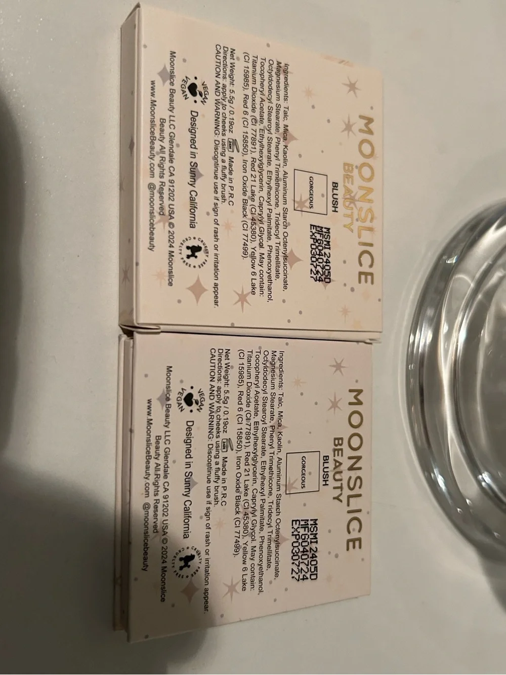 Moonslice beauty pressed